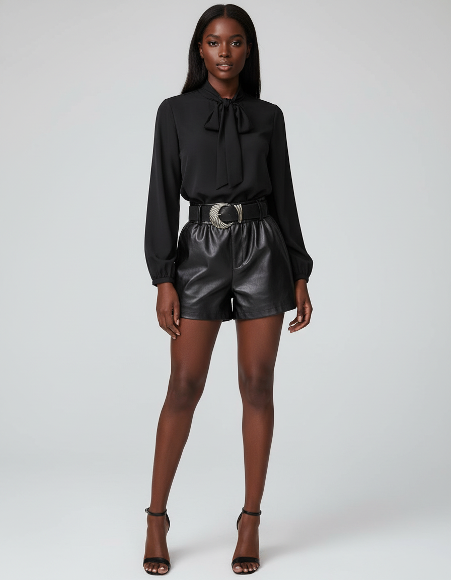 Strik Blouse voor Dames – Elegante Blouse met Strikdetail & Tijdloze Chic Look