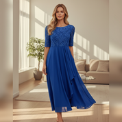 Elegante Midi Jurk voor Dames – Tijdloze Jurk met Flatterende Pasvorm