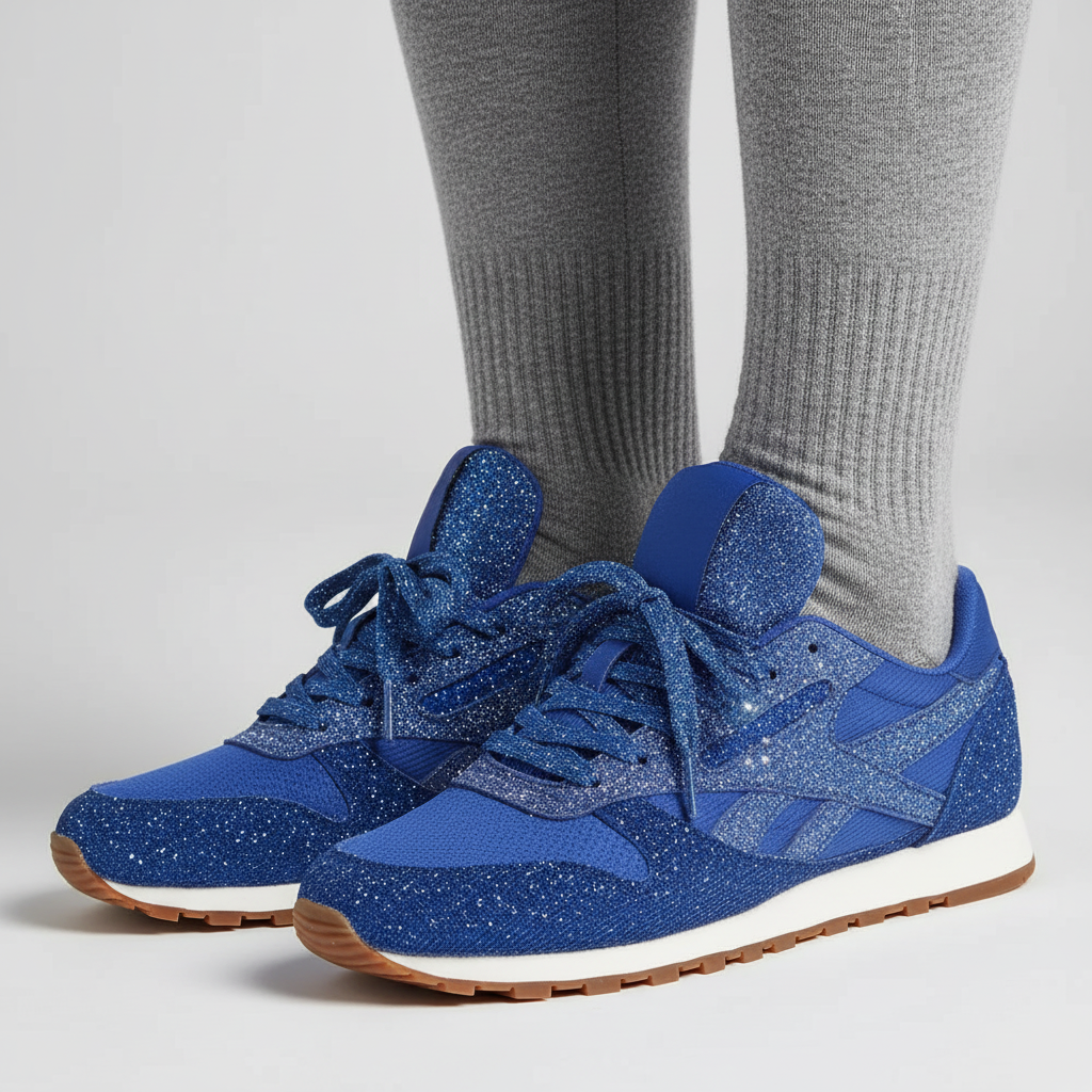 Glitter Sneakers voor Dames – Comfortabele Trendy Sneaker met Sprankelende Glitterafwerking