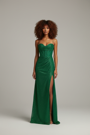 Avondjurk met Split voor Dames – Elegante Lange Jurk voor Gala en Feest