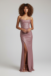 Avondjurk met Split voor Dames – Elegante Lange Jurk voor Gala en Feest