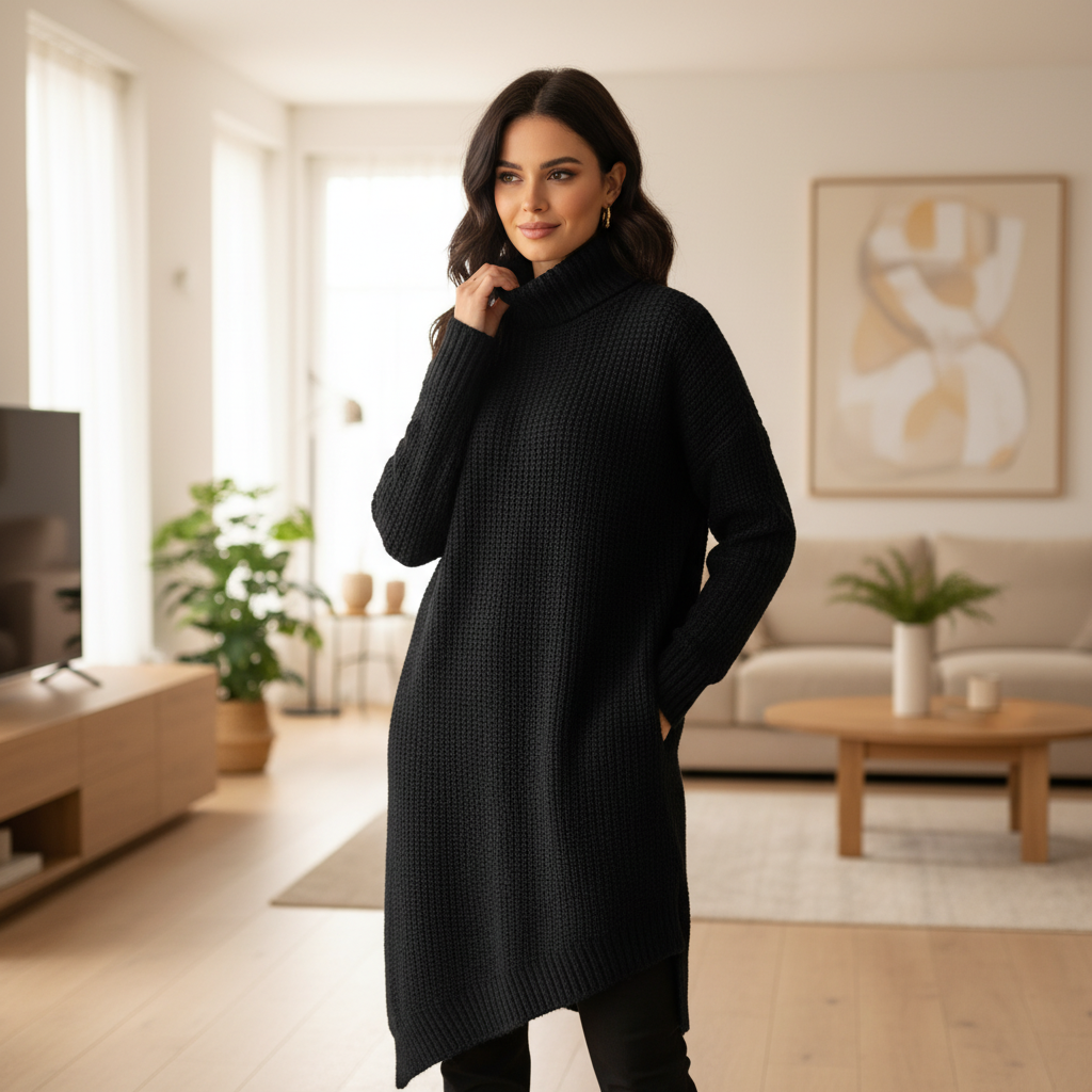 Dea Studios Oversized Knit Jurk