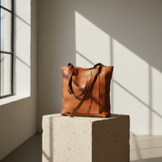 Leren Tote Tas voor Dames – Luxe Ruime Schoudertas van Leer voor Dagelijks Gebruik