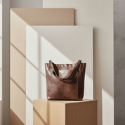 Leren Tote Tas voor Dames – Luxe Ruime Schoudertas van Leer voor Dagelijks Gebruik