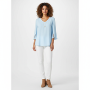 Split Bell Sleeve Top voor Dames – Elegante Top voor Een Stijlvolle Look