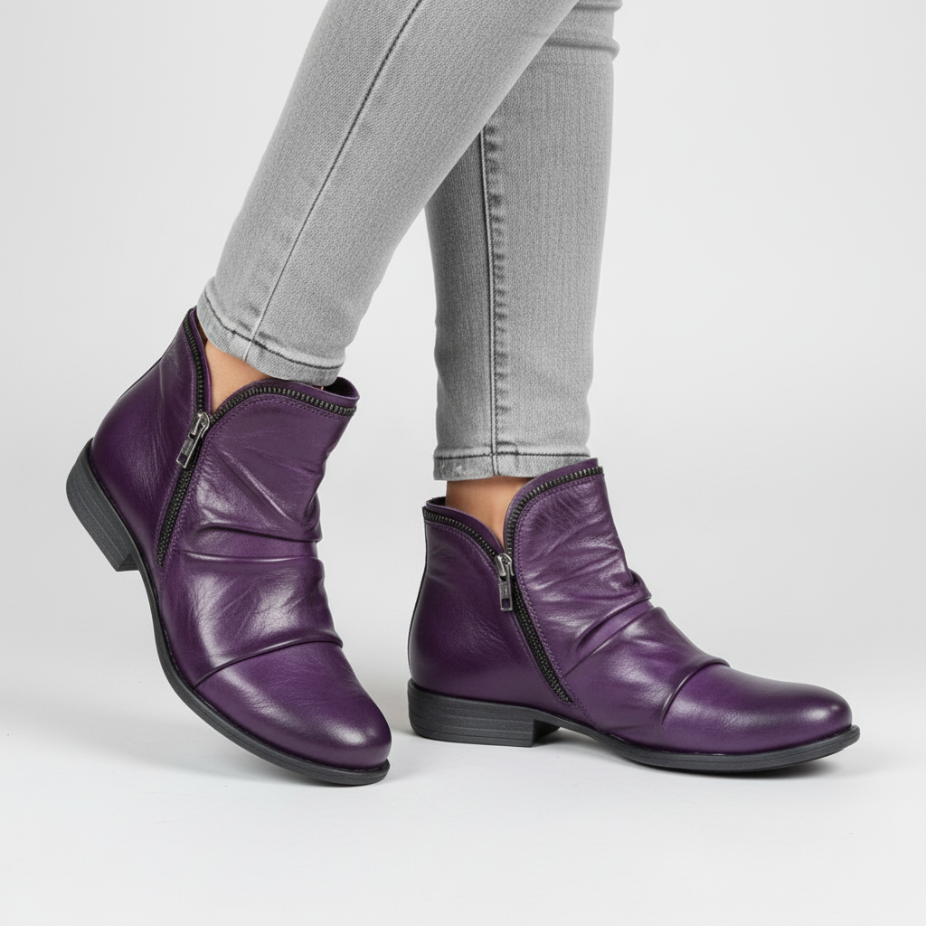 Modieuze Enkellaarzen voor Dames – Warme Winter-Enkellaarsjes voor Koude Dagen