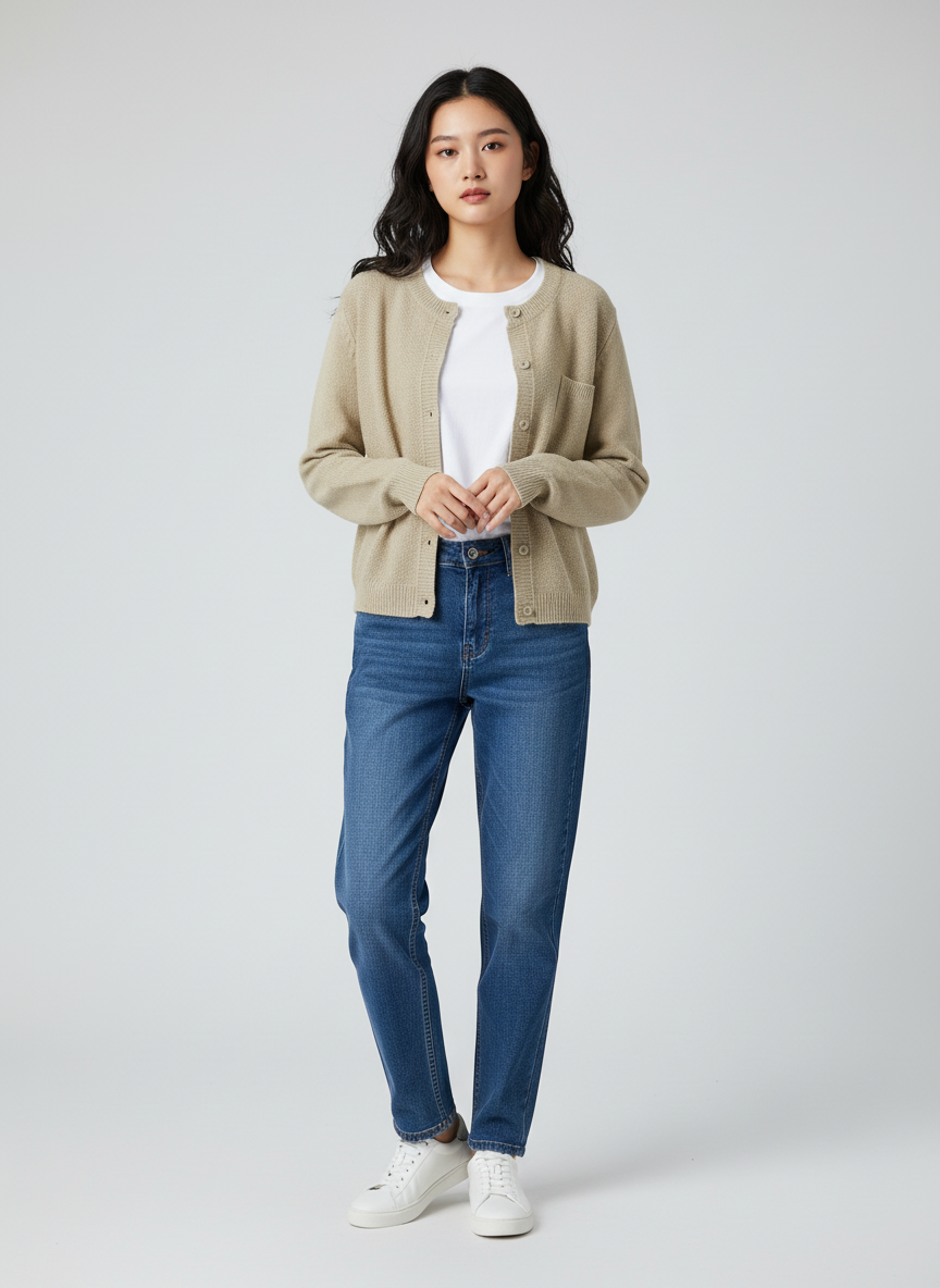 Dames Vest – Comfortabel Gebreid Vest met Stijlvolle Pasvorm voor Dagelijks Gebruik