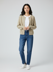 Dames Vest – Comfortabel Gebreid Vest met Stijlvolle Pasvorm voor Dagelijks Gebruik