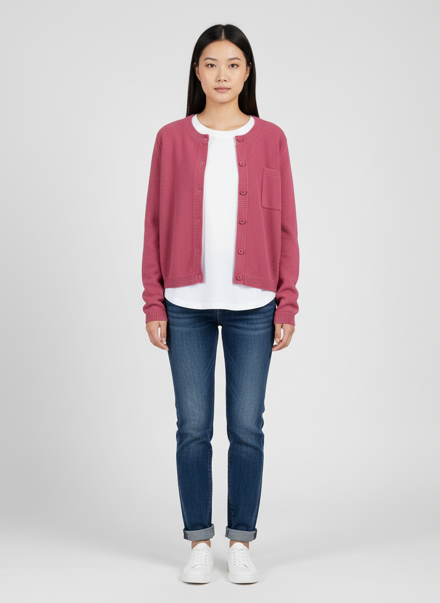 Dames Vest – Comfortabel Gebreid Vest met Stijlvolle Pasvorm voor Dagelijks Gebruik