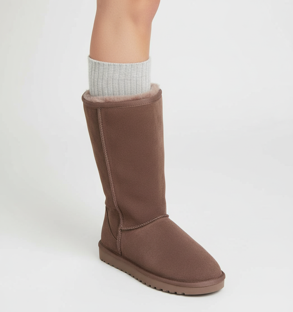 Dames Laarzen met Fleece Binnenkant – Warme Comfortabele Winterlaarzen voor Koude Dagen