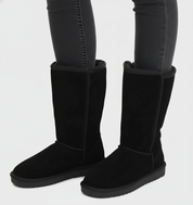 Dames Laarzen met Fleece Binnenkant – Warme Comfortabele Winterlaarzen voor Koude Dagen