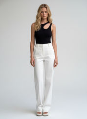 Asymmetrische Top voor Dames – Trendy Fashion Top met Unieke Snit voor Stijlvolle Outfits