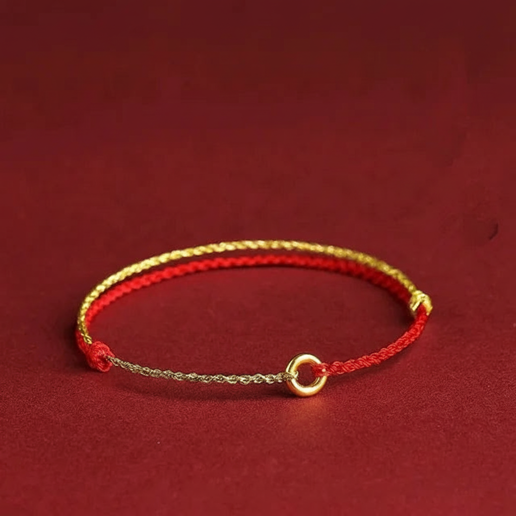 Unisex Textiel Gevlochten Armband met Verstelbare Sluiting