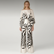 Two-Piece Set voor Dames – Elegante Tweedelige Outfit met Vloeiende Pasvorm