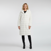 Dames Winterjas met Fur – Warme Luxe Jas met Zachte Bontkraag