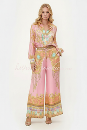 Zijden Loungewear Set voor Dames – Luxe Comfortabele Satijnen Lounge Set