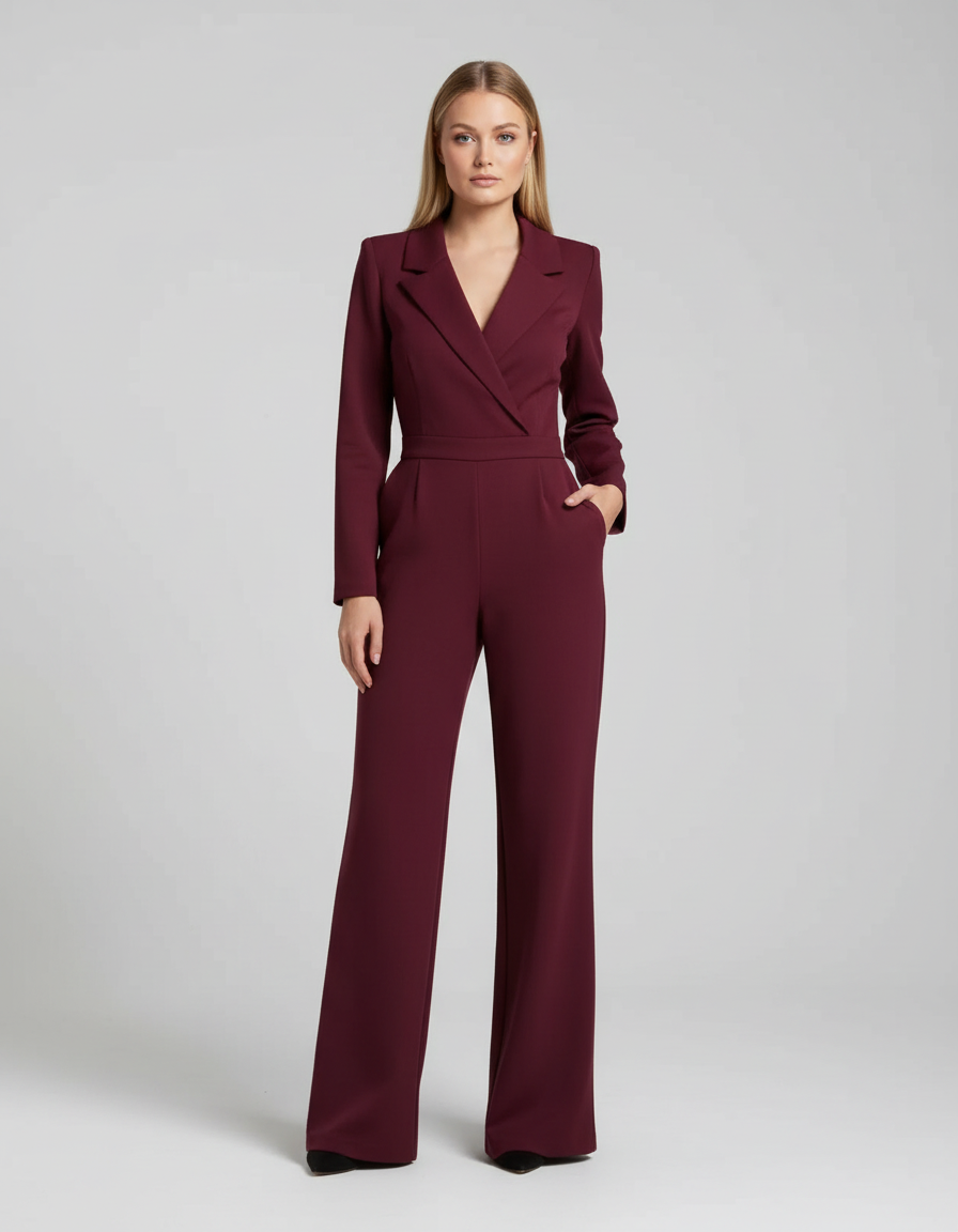 Elegante Jumpsuit voor Dames – Stijlvolle Getailleerde One-Piece