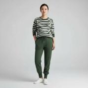 Dames Luxe Knit Loungewear Set met Zebraprint