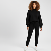 Dames Gebreide Loungewear met Hoge Hals