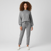 Dames Gebreide Loungewear met Hoge Hals