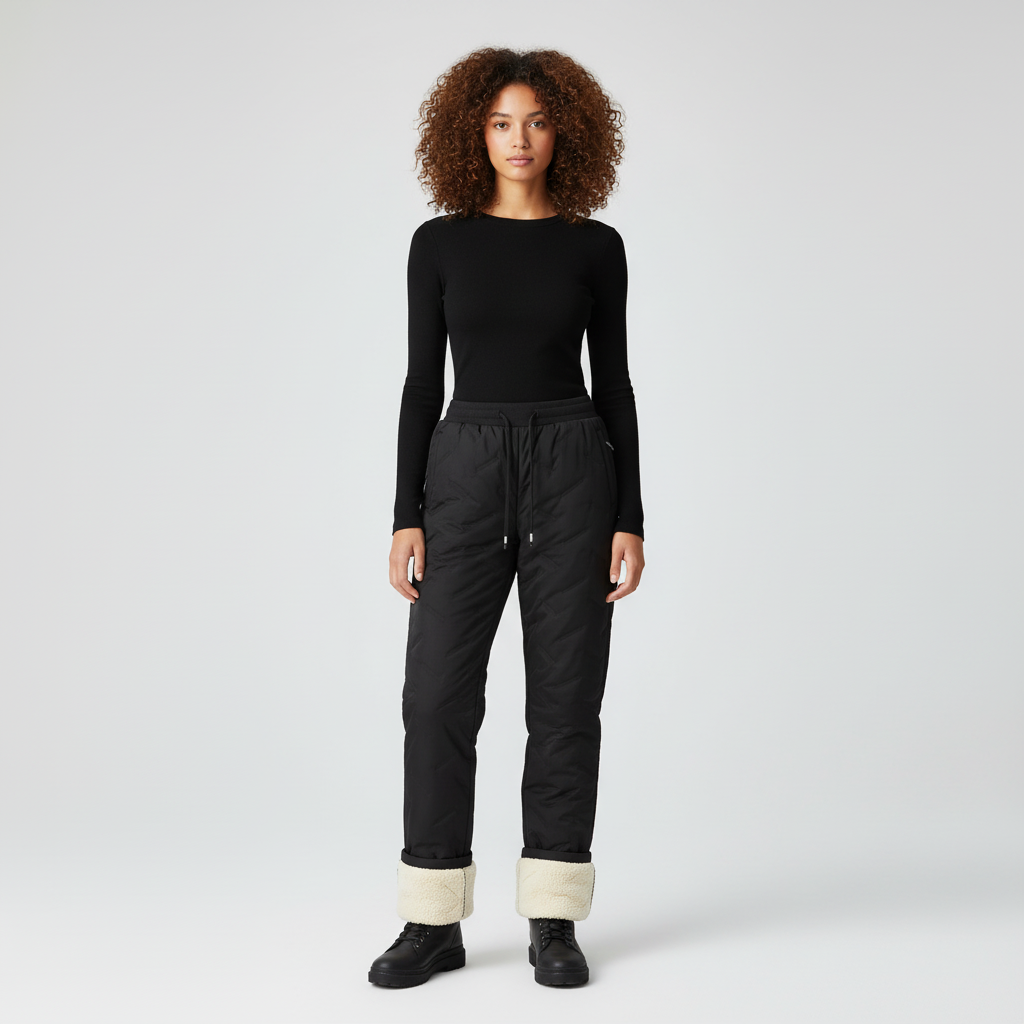 Dames Fleece Joggers met Verstelbare Tailleband