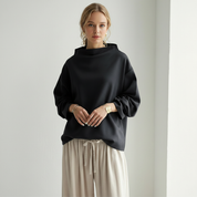 Turtleneck Top voor Dames – Elegante Hoge Hals Top met Zachte Comfort Fit