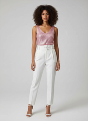 Feestelijke Pailletten Top voor Dames – Glanzende Party Top