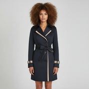 Klassieke Trenchcoat voor Dames – Tijdloze Elegante Lange Jas