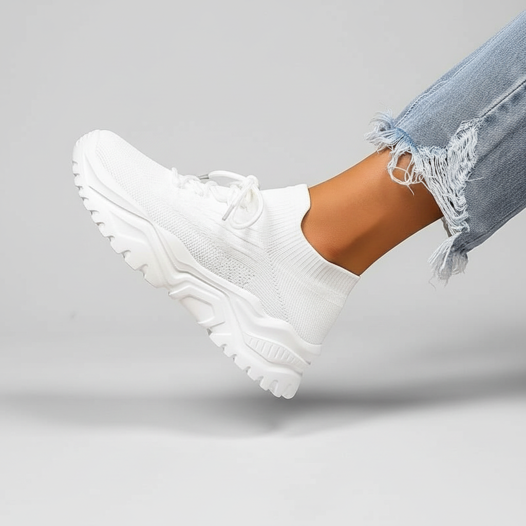 Knit Sneakers voor Dames – Lichtgewicht Ademende Sportsneakers