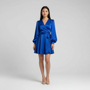 Elegante Satijnen Jurk voor Dames – Luxe Zijdezachte Avondjurk