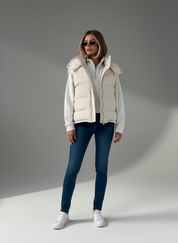 Bodywarmer Dames – Warme en Waterdichte Bodywarmer met Hoge Kraag