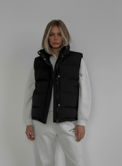 Bodywarmer Dames – Warme en Waterdichte Bodywarmer met Hoge Kraag