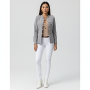 Militair Chic Blazer voor Dames – Stijlvolle Getailleerde Blazer