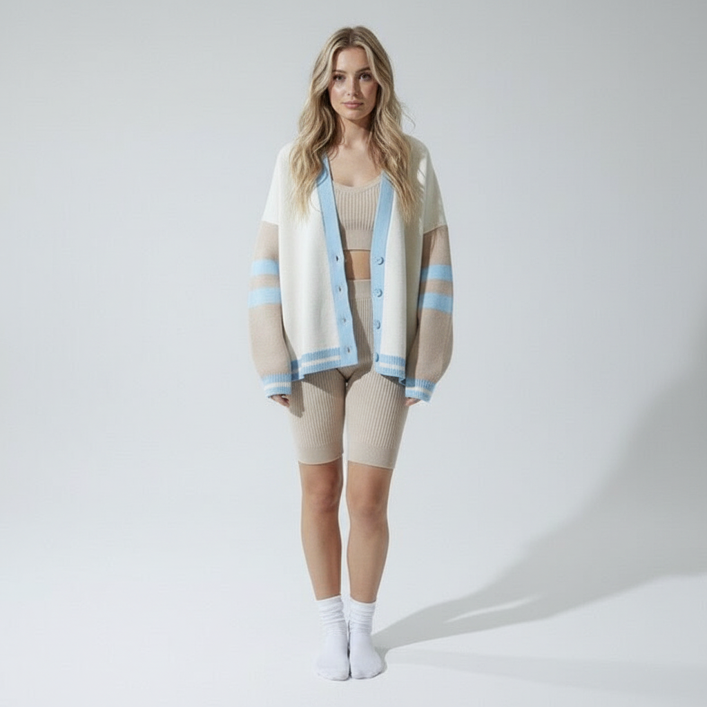 Oversized Cardigan voor Dames – Zacht Comfortabel Gebreid Vest