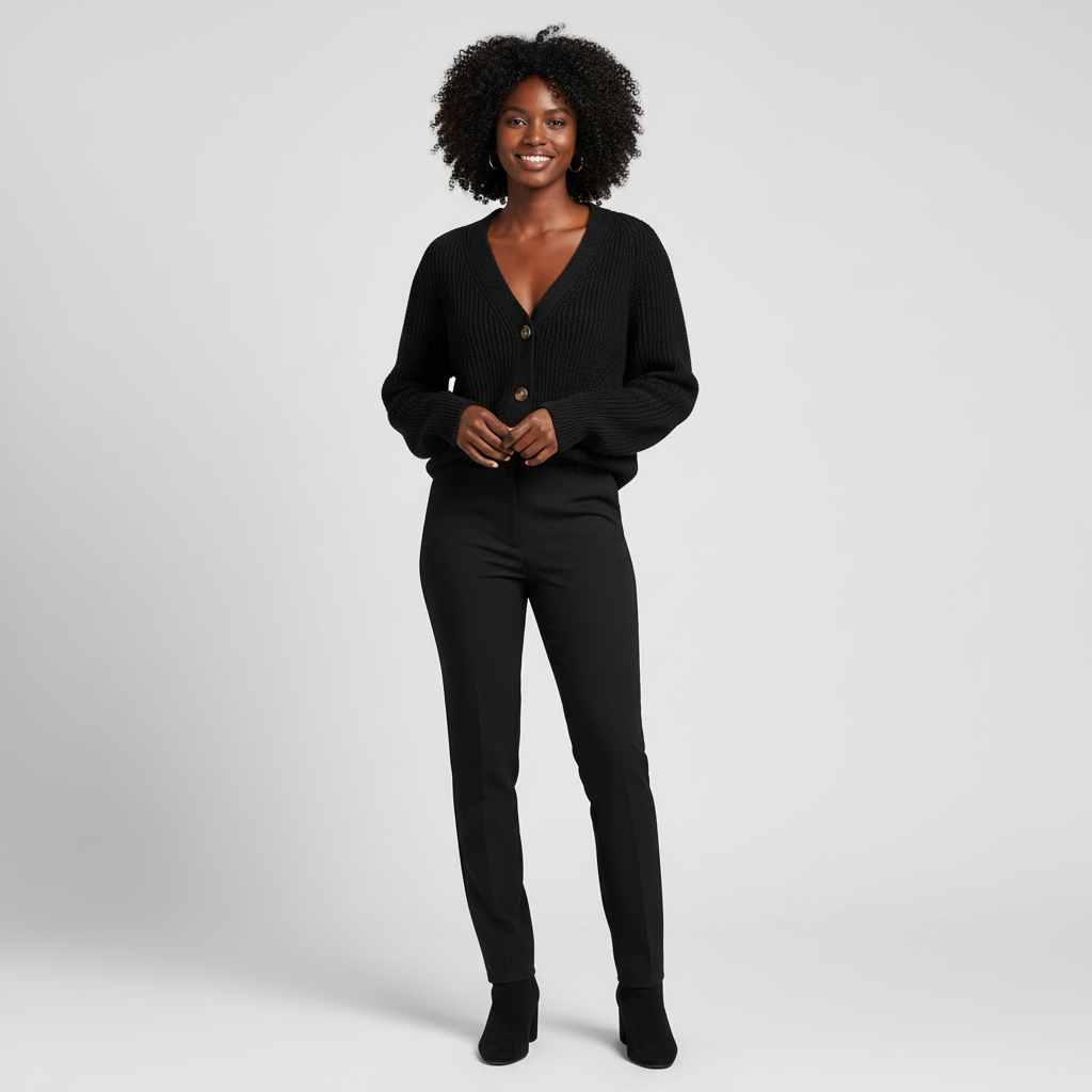 Gebreide Basic Cardigan voor Dames – Zacht Comfortabel Vest