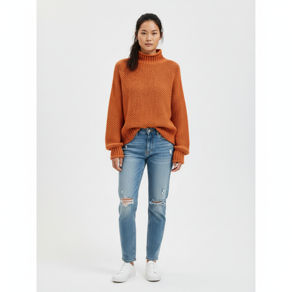 Gebreide Trui voor Dames – Zachte Warme Knit Sweater