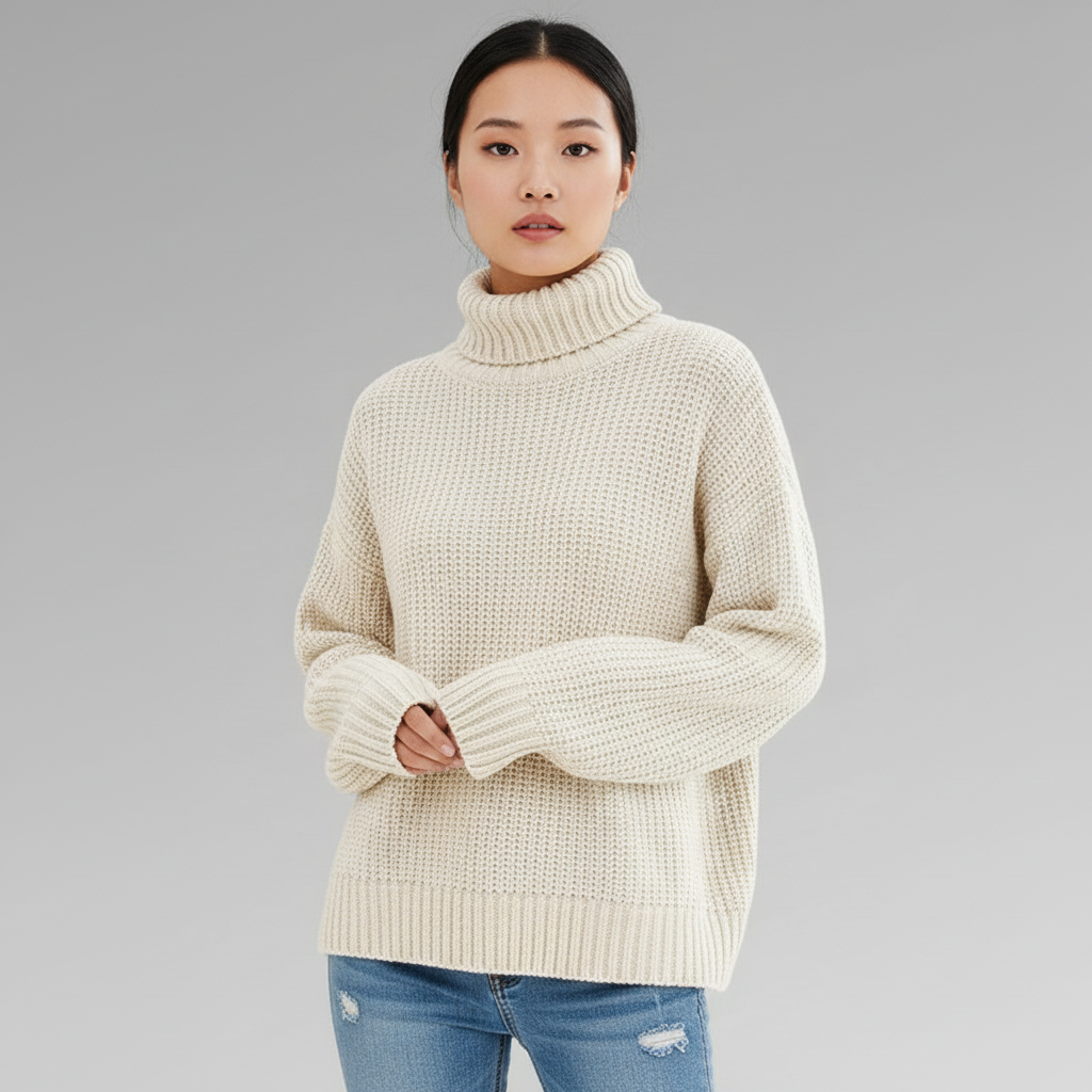 Gebreide Trui voor Dames – Zachte Warme Knit Sweater