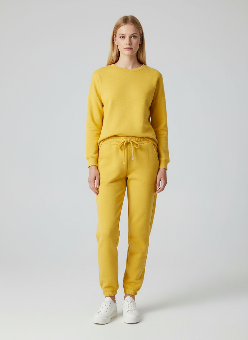 Relaxte Joggingbroek voor Dames met Fleece Voering