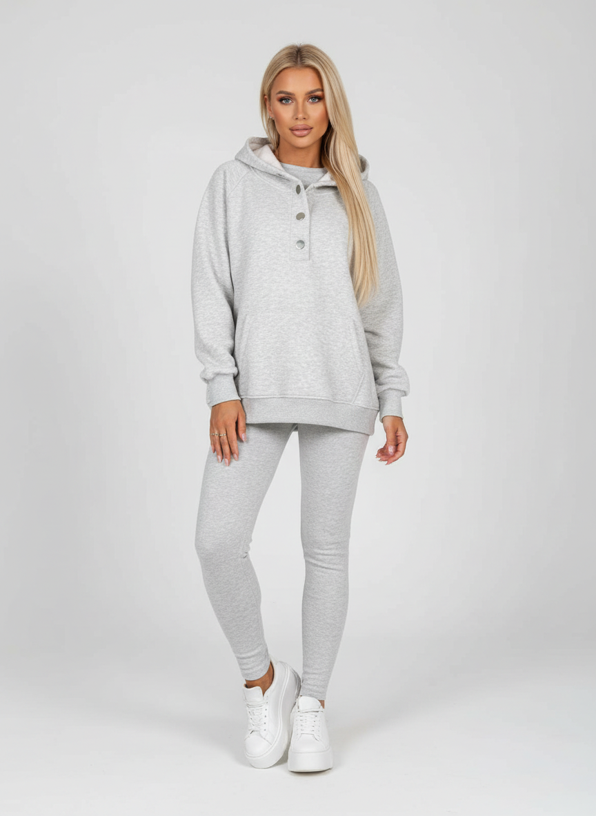 Loungewear Set voor Dames – Comfortabele Zachte Thuisset