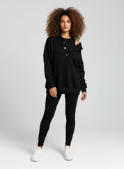 Loungewear Set voor Dames – Comfortabele Zachte Thuisset