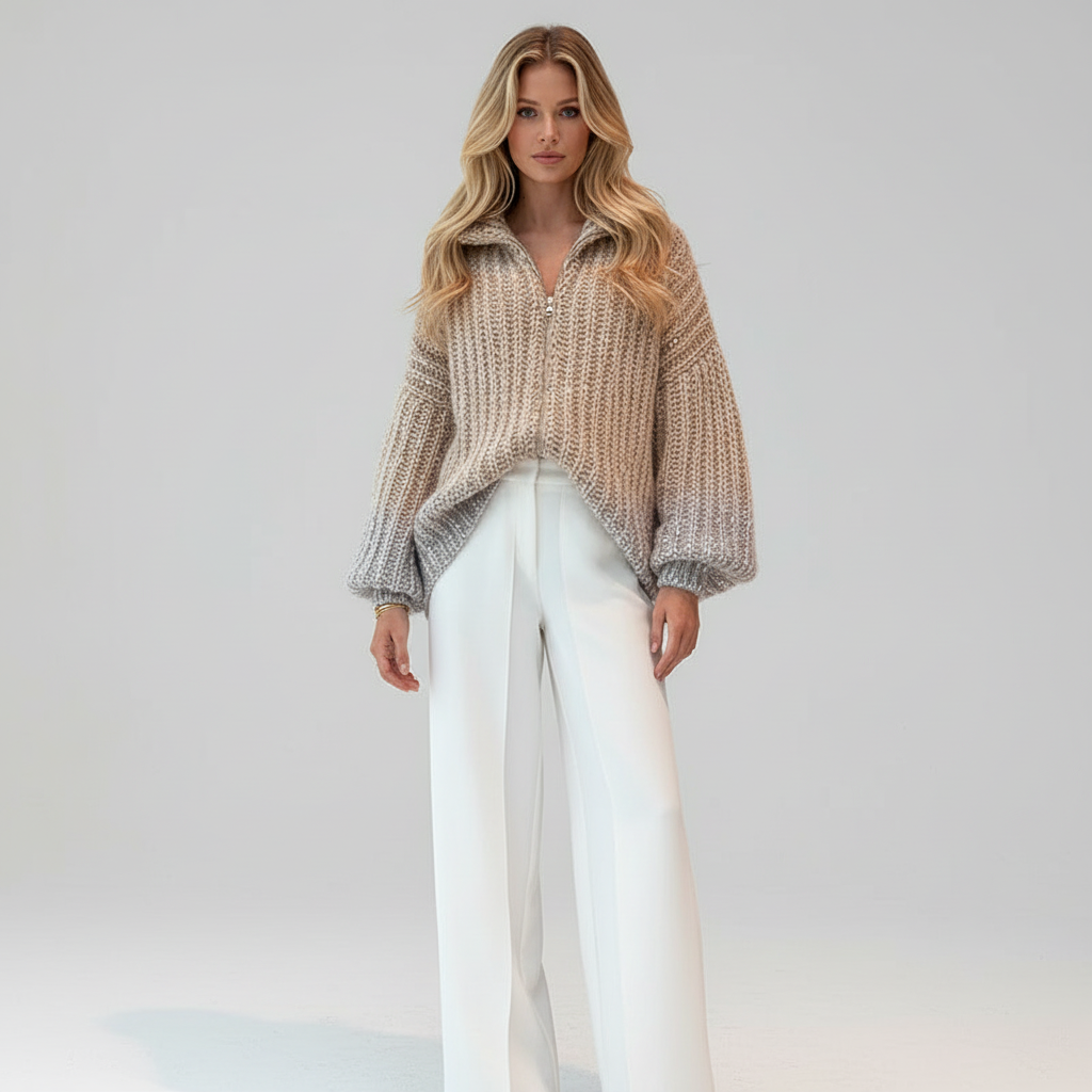 Gebreid Vest voor Dames – Zachte Warm Oversized Knit Vest