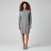 Gebreide Jurk voor Dames – Warme Comfortabele Knit Dress met Elegante Pasvorm