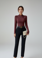 Asymmetrische Top voor Dames – Trendy One-Shoulder Stijl met Elegante Pasvorm