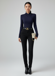 Asymmetrische Top voor Dames – Trendy One-Shoulder Stijl met Elegante Pasvorm