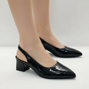 Lara Orthopedische Pumps – Elegante Damespumps met Croco-Design en Comfortabel Voetbed