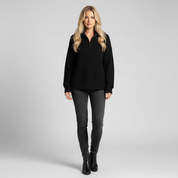 Gebreide Dames Trui met Ritssluiting