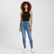 Ribgebreide Tanktop met Racerback - Comfortabele Dames Top