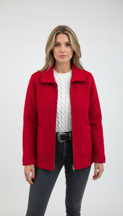 Wolmix Halflange Jas Dames - Stijlvol & Comfortabel