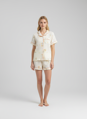 Aggy Katoenen Pyjamaset met Fruitprint