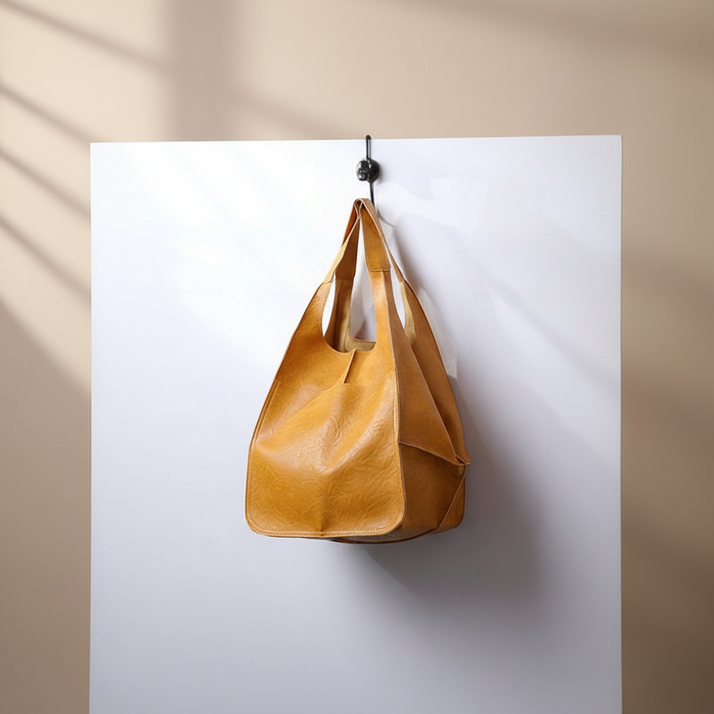 Ruime Kunstleren Shopper Tas - Stijlvol en Praktisch